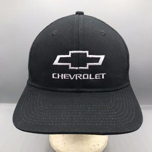Chevrolet Bowtie Logo Hat Black & White Adjustable Ball Cap Dale Earnhardt Jr.